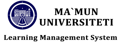 Logo of MAMUN  universiteti masofaviy ta'lim tizimi